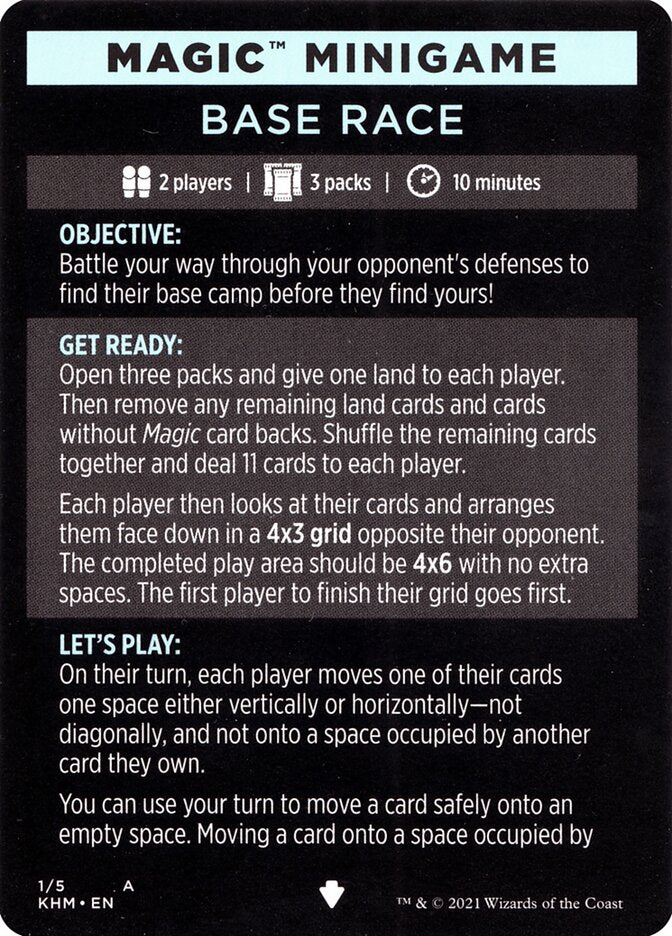 Base Race (Magic Minigame) [Kaldheim Minigame] MTG Single Magic: The Gathering | Red Claw Gaming