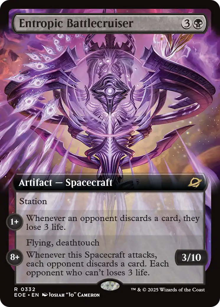 Entropic Battlecruiser (Extended Art) [Edge of Eternities] MTG Single Magic: The Gathering | Red Claw Gaming