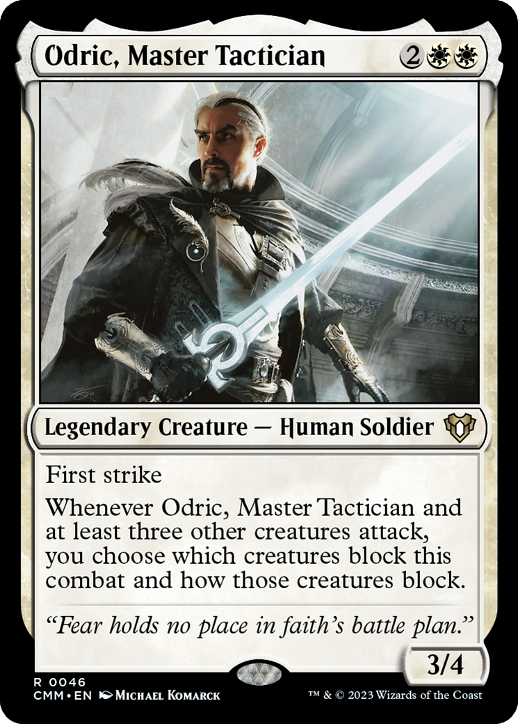Odric, Master Tactician [Commander Masters] MTG Single Magic: The Gathering    | Red Claw Gaming