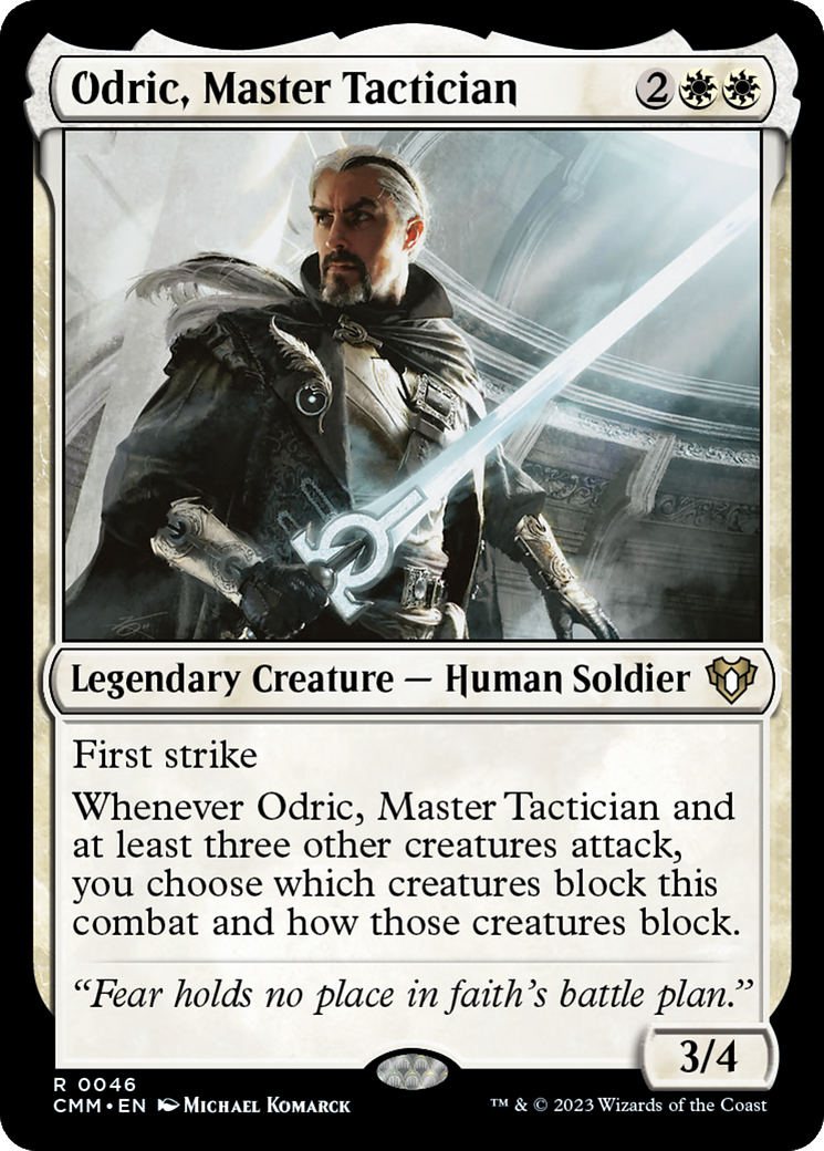 Odric, Master Tactician [Commander Masters] MTG Single Magic: The Gathering | Red Claw Gaming