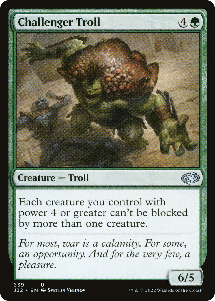 Challenger Troll [Jumpstart 2022] MTG Single Magic: The Gathering | Red Claw Gaming