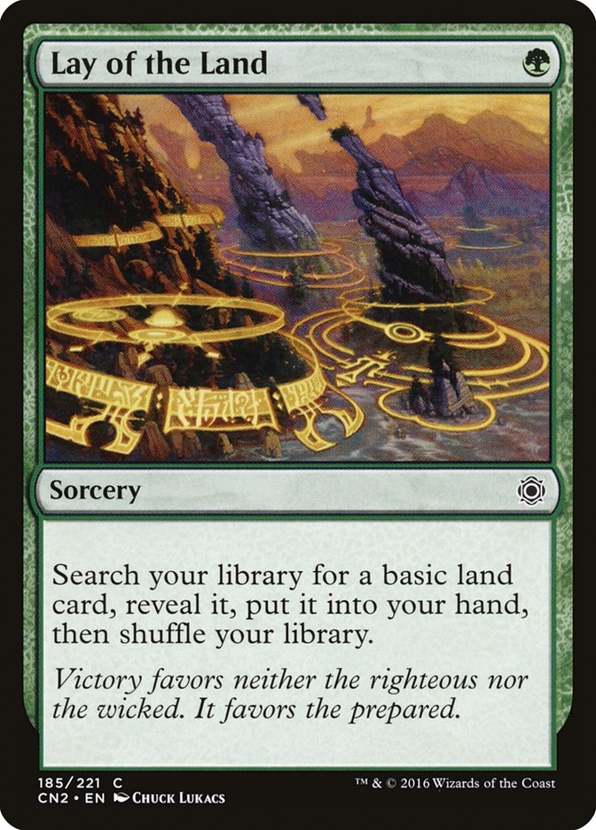Lay of the Land [Conspiracy: Take the Crown] MTG Single Magic: The Gathering | Red Claw Gaming