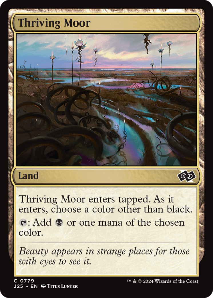 Thriving Moor [Foundations Jumpstart] MTG Single Magic: The Gathering | Red Claw Gaming