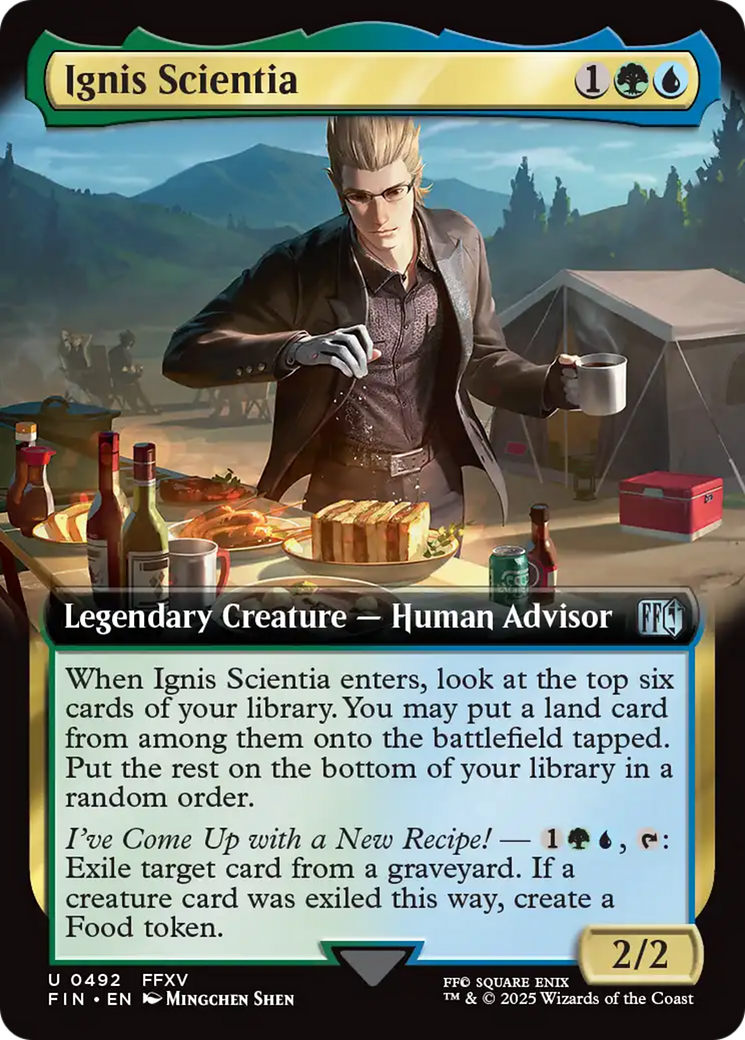 Ignis Scientia (Extended Art) [FINAL FANTASY] MTG Single Magic: The Gathering | Red Claw Gaming