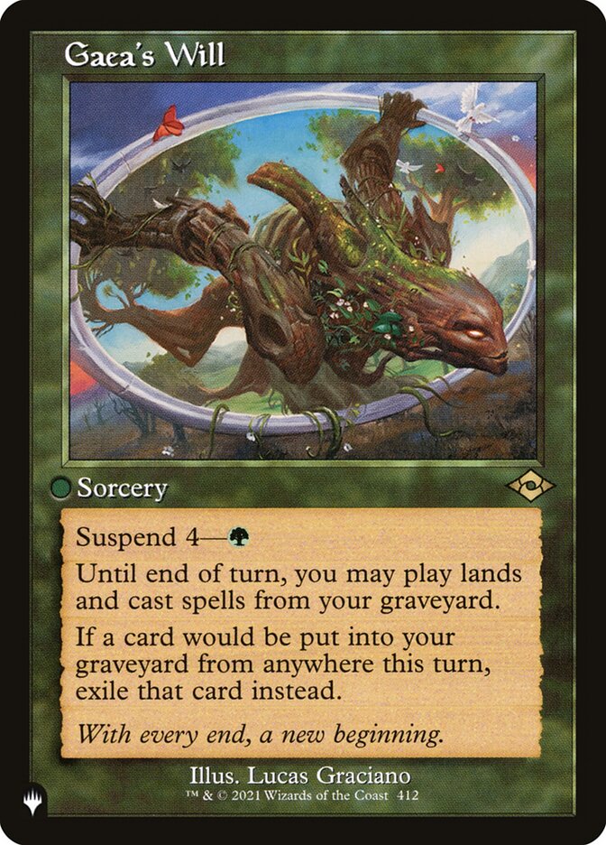 Gaea's Will [The List] MTG Single Magic: The Gathering | Red Claw Gaming