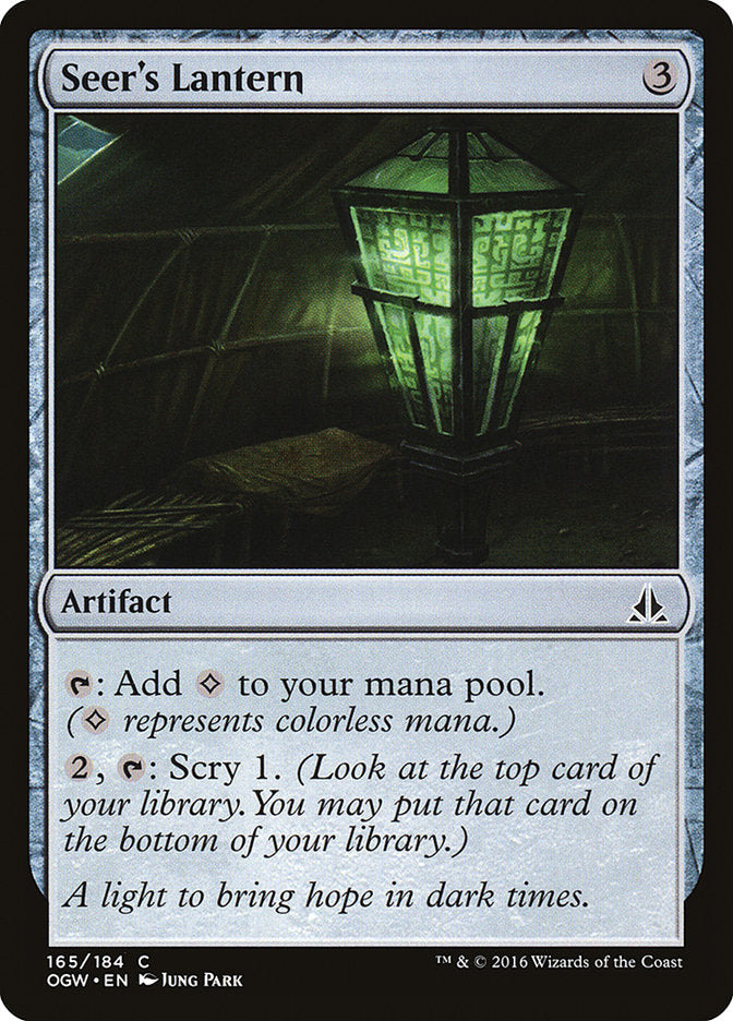 Seer's Lantern [Oath of the Gatewatch] MTG Single Magic: The Gathering | Red Claw Gaming