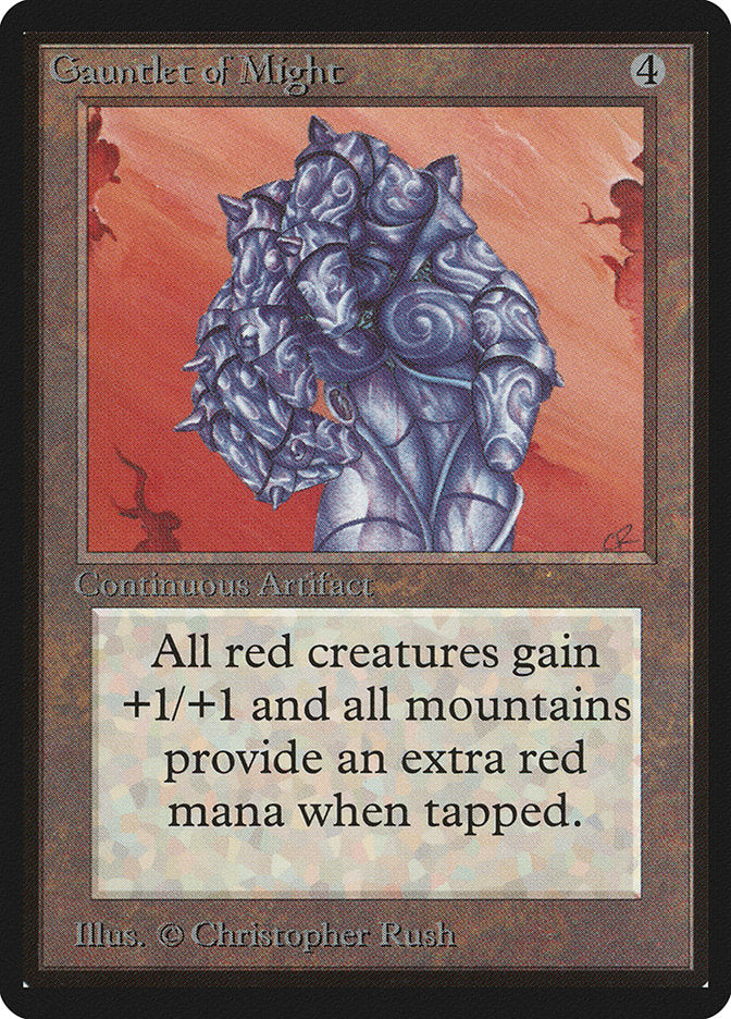 Gauntlet of Might [Beta Edition] MTG Single Magic: The Gathering | Red Claw Gaming