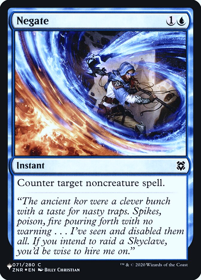 Negate [Secret Lair: Heads I Win, Tails You Lose] MTG Single Magic: The Gathering | Red Claw Gaming