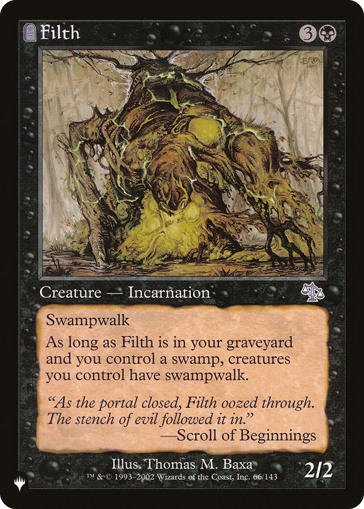 Filth [The List] MTG Single Magic: The Gathering | Red Claw Gaming