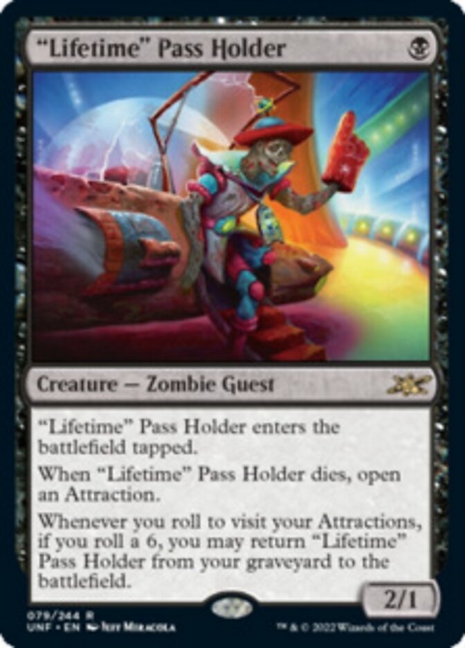 "Lifetime" Pass Holder [Unfinity] MTG Single Magic: The Gathering    | Red Claw Gaming