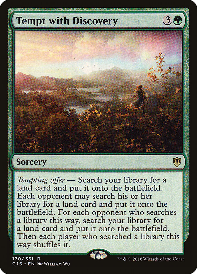 Tempt with Discovery [Commander 2016] MTG Single Magic: The Gathering | Red Claw Gaming