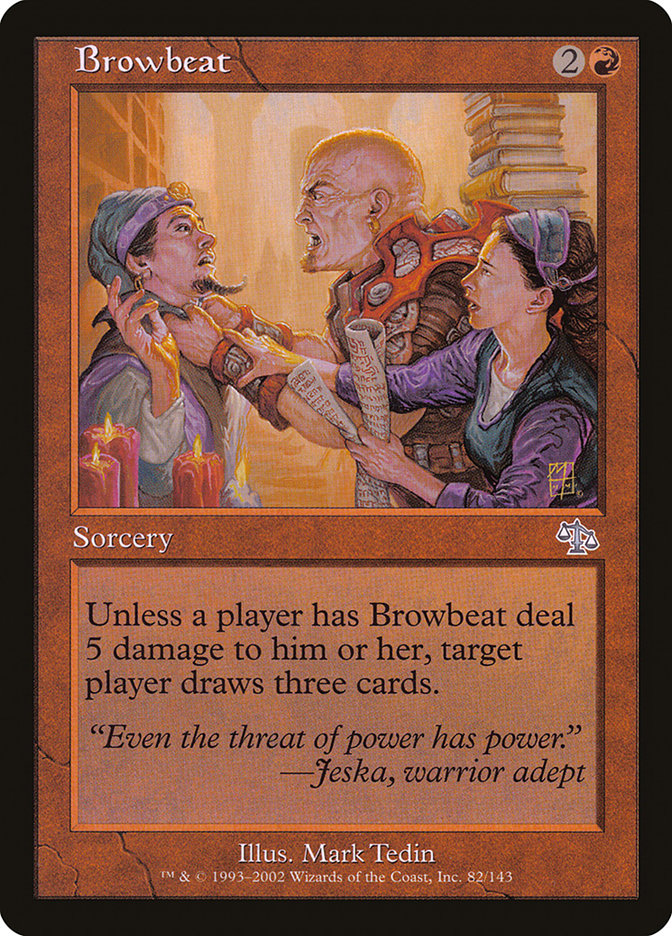 Browbeat [Judgment] MTG Single Magic: The Gathering | Red Claw Gaming