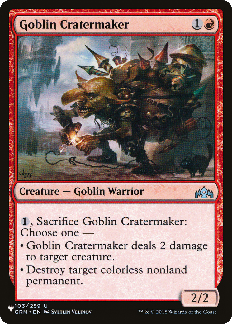 Goblin Cratermaker [The List] MTG Single Magic: The Gathering | Red Claw Gaming