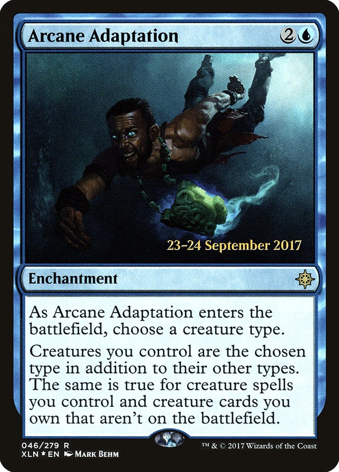 Arcane Adaptation [Ixalan Prerelease Promos] MTG Single Magic: The Gathering | Red Claw Gaming