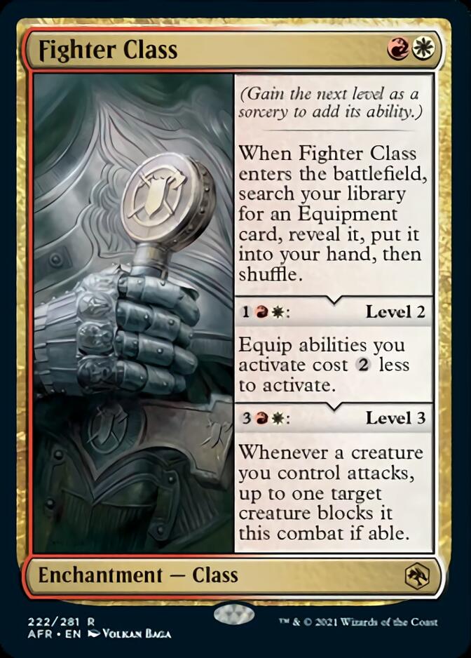 Fighter Class [Dungeons & Dragons: Adventures in the Forgotten Realms] MTG Single Magic: The Gathering | Red Claw Gaming