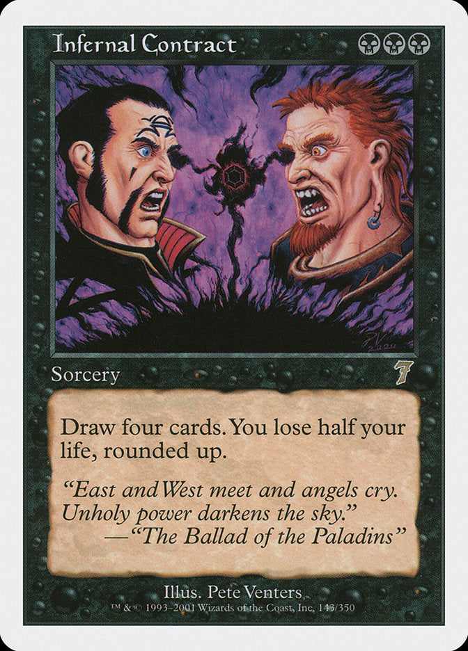 Infernal Contract [Seventh Edition] MTG Single Magic: The Gathering | Red Claw Gaming