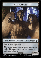 Alien Angel // Clue (0021) Double-Sided Token [Doctor Who Tokens] MTG Single Magic: The Gathering | Red Claw Gaming