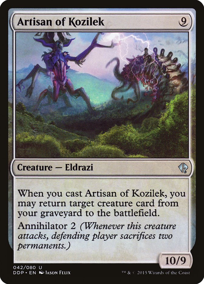 Artisan of Kozilek [Duel Decks: Zendikar vs. Eldrazi] MTG Single Magic: The Gathering | Red Claw Gaming