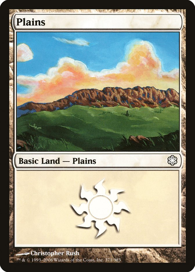 Plains (371) [Coldsnap Theme Decks] MTG Single Magic: The Gathering | Red Claw Gaming