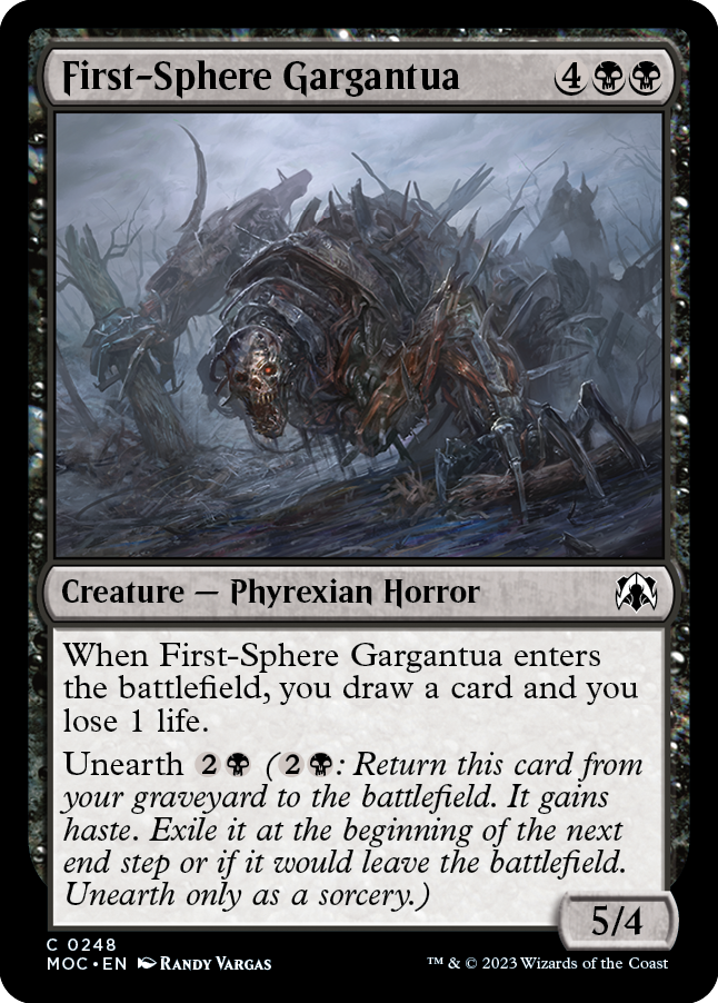 First-Sphere Gargantua [March of the Machine Commander] MTG Single Magic: The Gathering | Red Claw Gaming