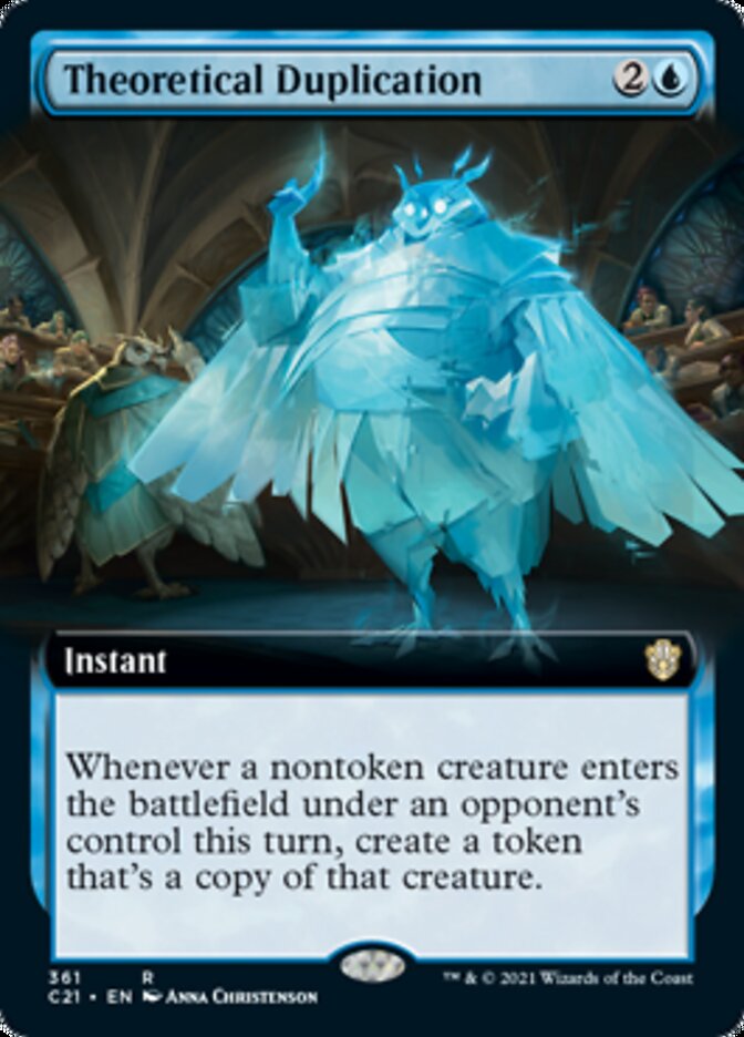 Theoretical Duplication (Extended Art) [Commander 2021] MTG Single Magic: The Gathering | Red Claw Gaming