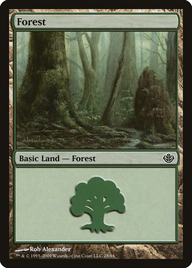 Forest (28) [Duel Decks: Garruk vs. Liliana] MTG Single Magic: The Gathering | Red Claw Gaming