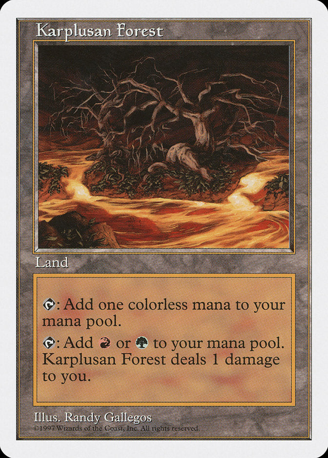 Karplusan Forest [Fifth Edition] MTG Single Magic: The Gathering | Red Claw Gaming