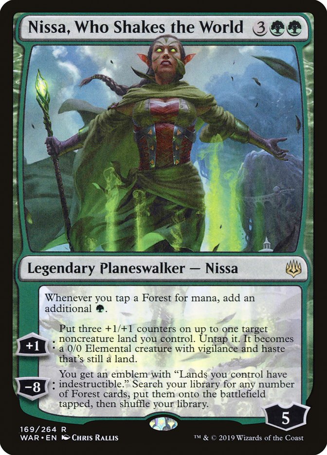 Nissa, Who Shakes the World [War of the Spark] MTG Single Magic: The Gathering | Red Claw Gaming