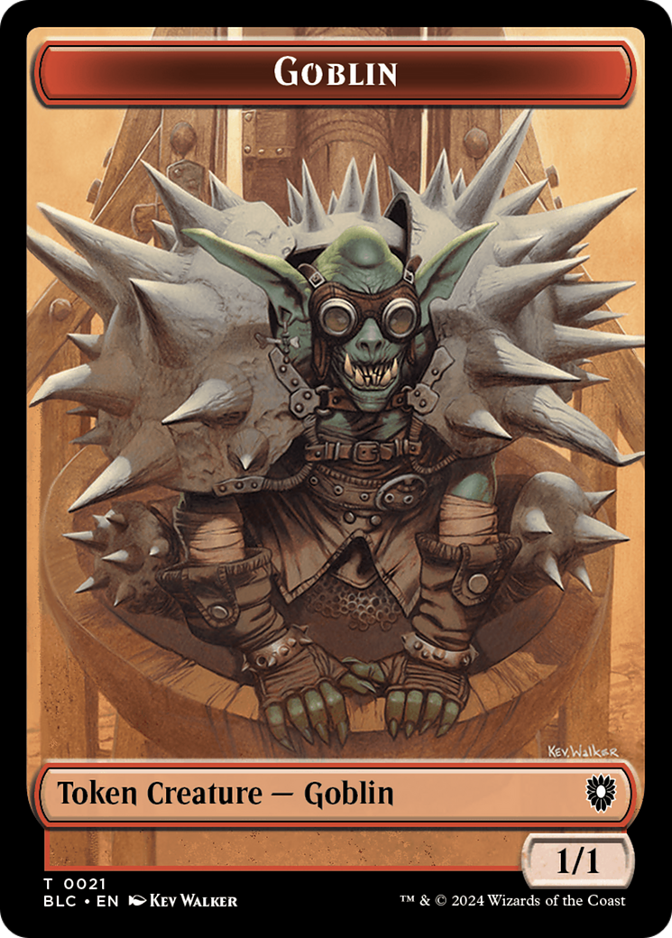 Illusion // Goblin Double-Sided Token [Bloomburrow Commander Tokens] MTG Single Magic: The Gathering | Red Claw Gaming