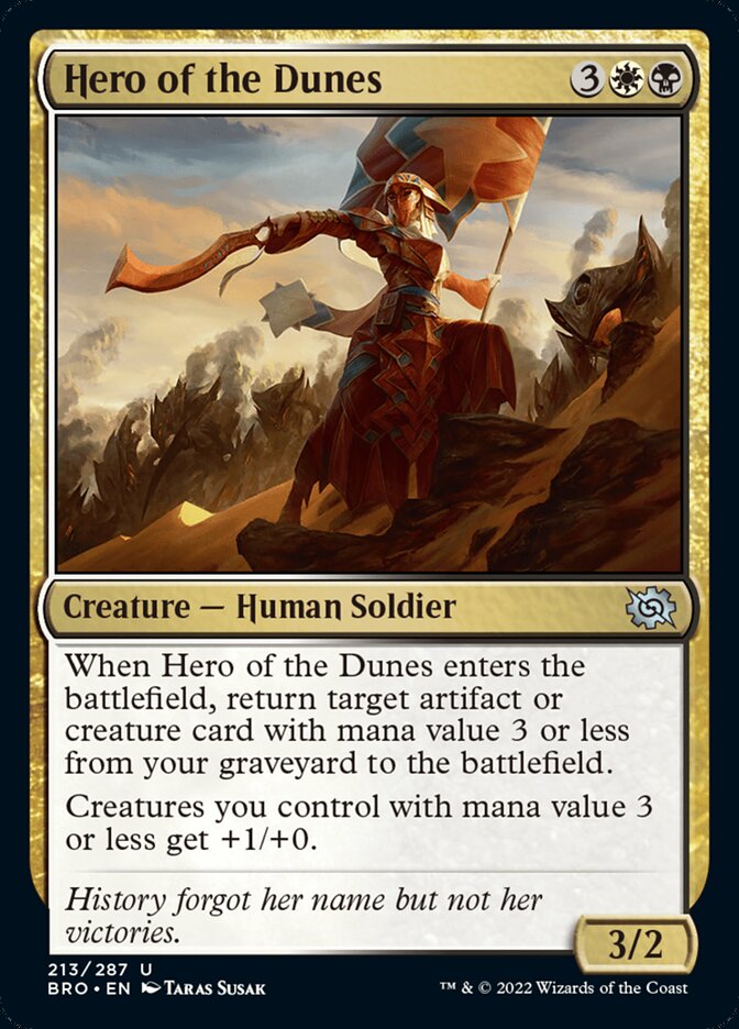 Hero of the Dunes [The Brothers' War] MTG Single Magic: The Gathering | Red Claw Gaming