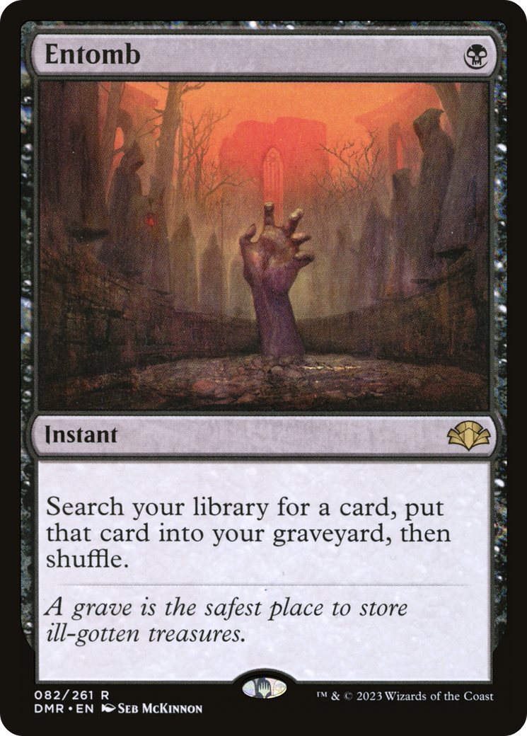 Entomb [Dominaria Remastered] MTG Single Magic: The Gathering | Red Claw Gaming