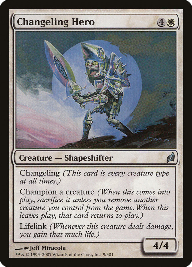 Changeling Hero [Lorwyn] MTG Single Magic: The Gathering | Red Claw Gaming