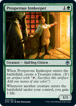 Prosperous Innkeeper [Dungeons & Dragons: Adventures in the Forgotten Realms] MTG Single Magic: The Gathering | Red Claw Gaming