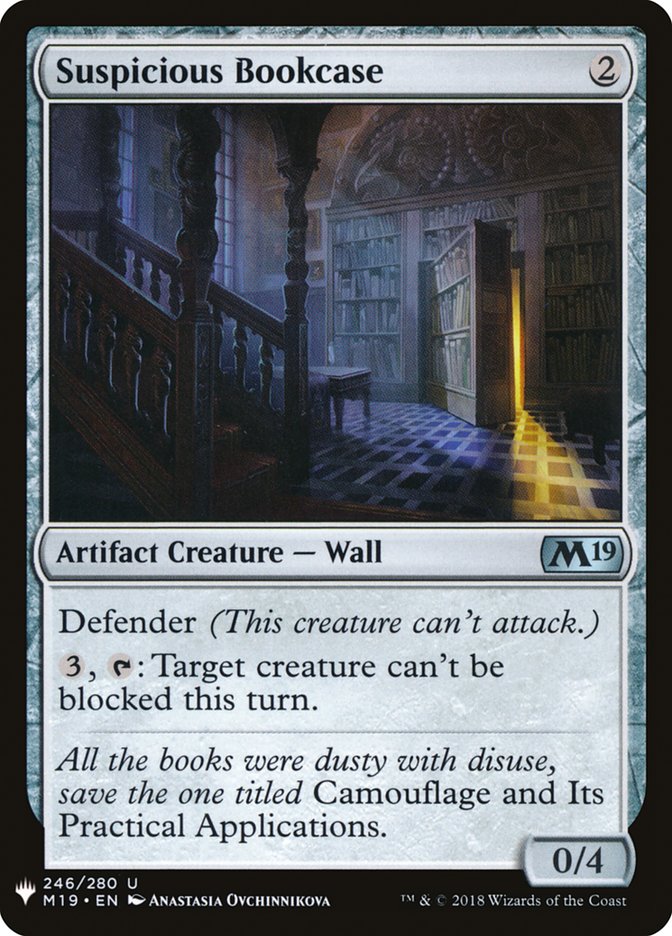 Suspicious Bookcase [Mystery Booster] MTG Single Magic: The Gathering | Red Claw Gaming