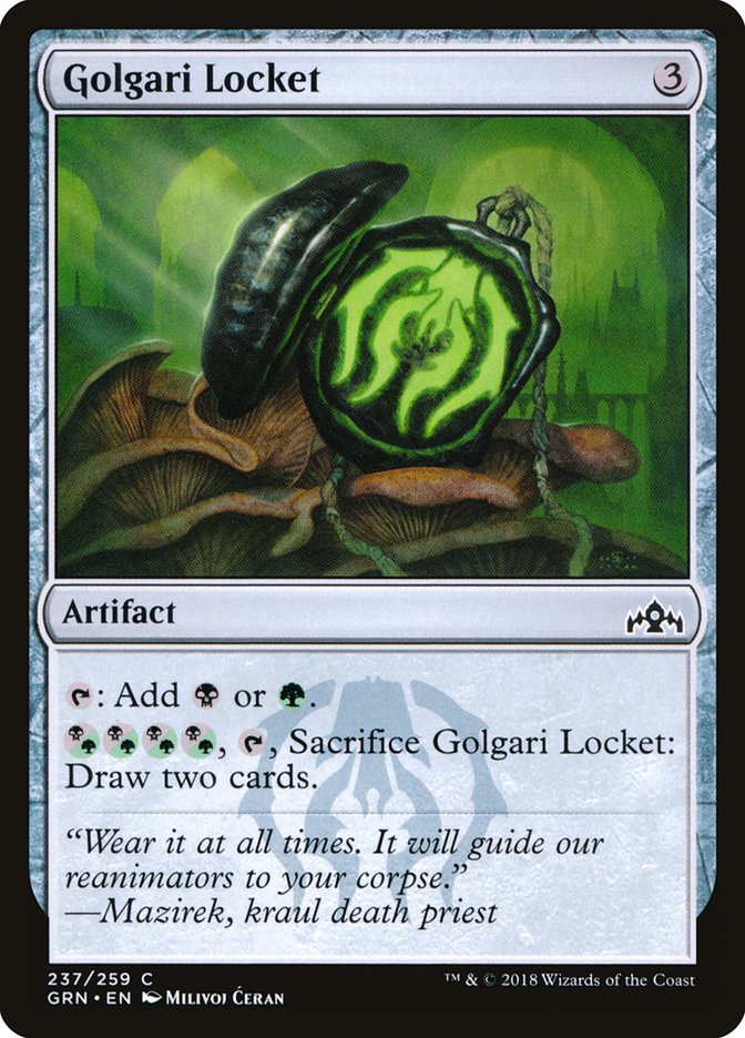 Golgari Locket [Guilds of Ravnica] MTG Single Magic: The Gathering | Red Claw Gaming