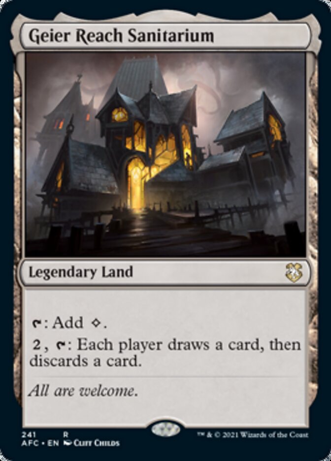 Geier Reach Sanitarium [Dungeons & Dragons: Adventures in the Forgotten Realms Commander] MTG Single Magic: The Gathering | Red Claw Gaming