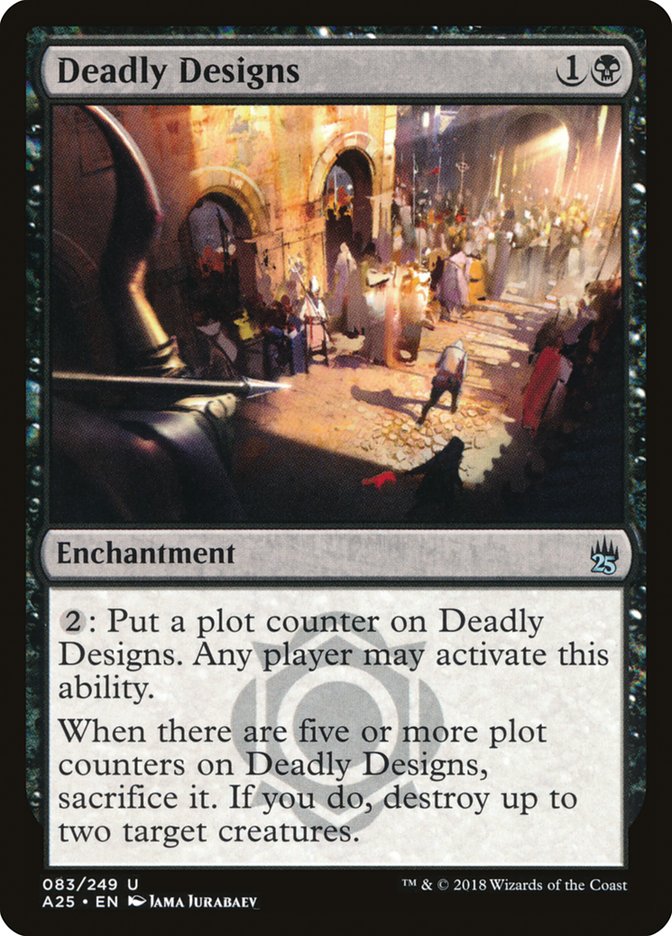 Deadly Designs [Masters 25] MTG Single Magic: The Gathering | Red Claw Gaming