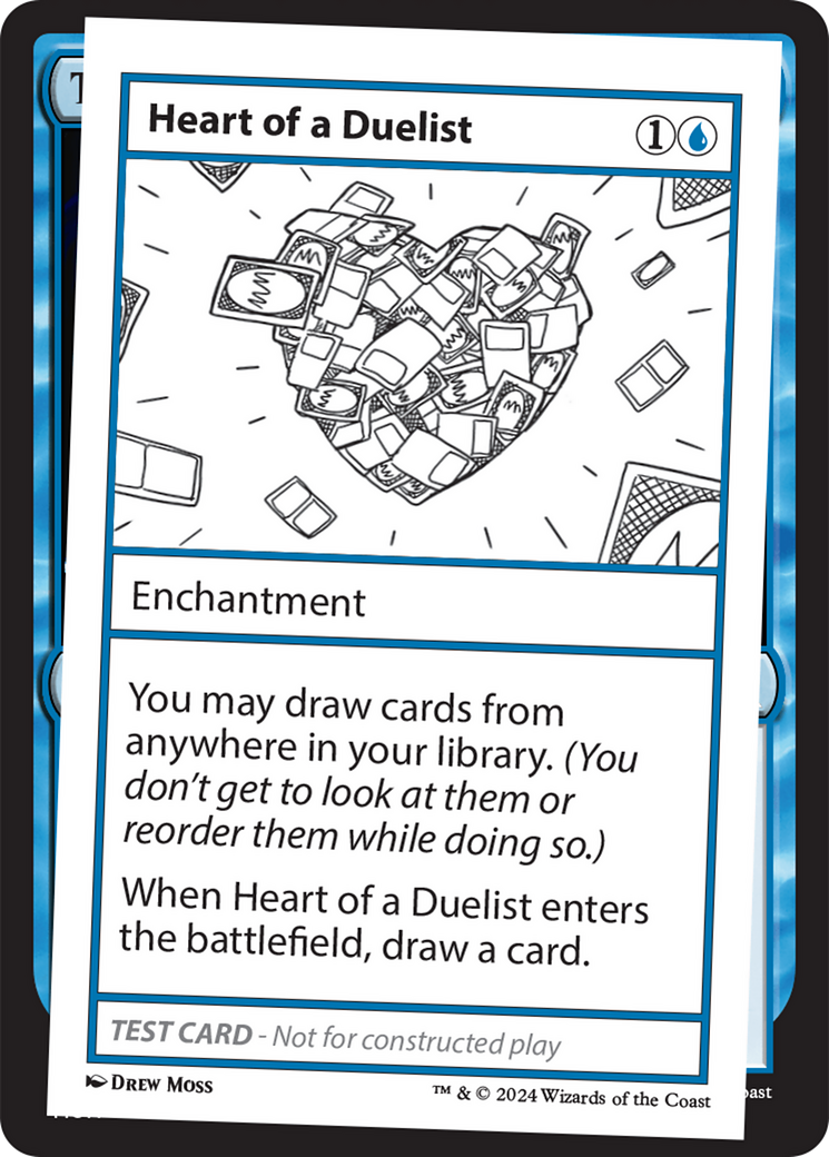 Heart of a Duelist [Mystery Booster 2 Playtest Cards] MTG Single Magic: The Gathering | Red Claw Gaming