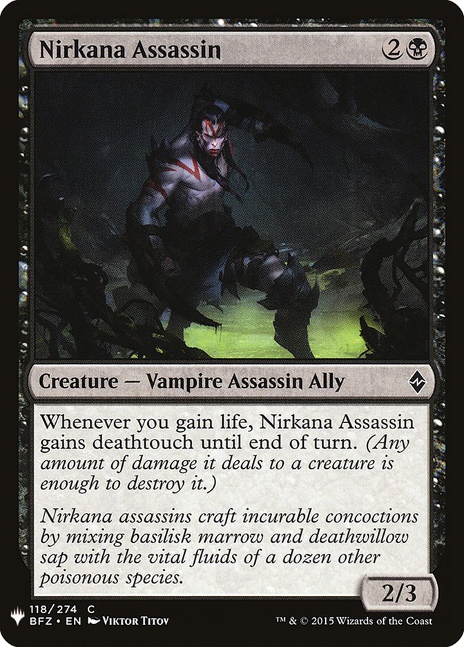 Nirkana Assassin [Mystery Booster] MTG Single Magic: The Gathering | Red Claw Gaming