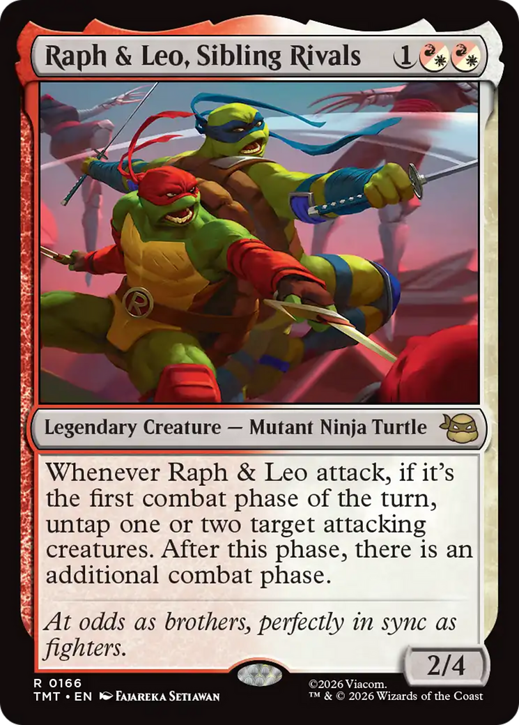 Raph & Leo, Sibling Rivals [Teenage Mutant Ninja Turtles] MTG Single Magic: The Gathering | Red Claw Gaming