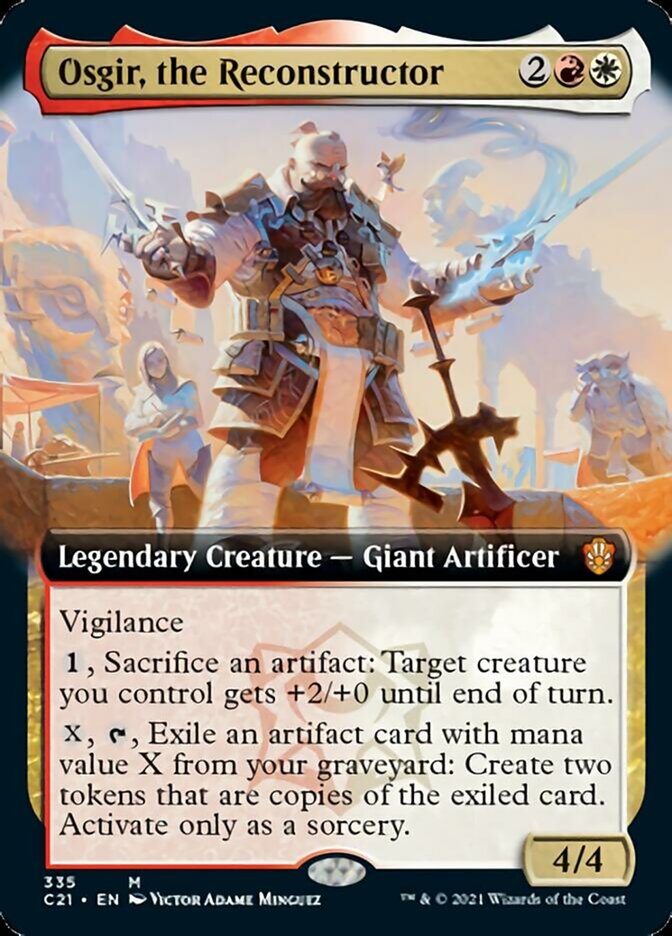 Osgir, the Reconstructor (Extended Art) [Commander 2021] MTG Single Magic: The Gathering | Red Claw Gaming