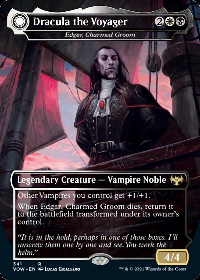 Edgar, Charmed Groom // Edgar Markov's Coffin - Dracula the Voyager // Casket of Native Earth [Innistrad: Crimson Vow] MTG Single Magic: The Gathering | Red Claw Gaming
