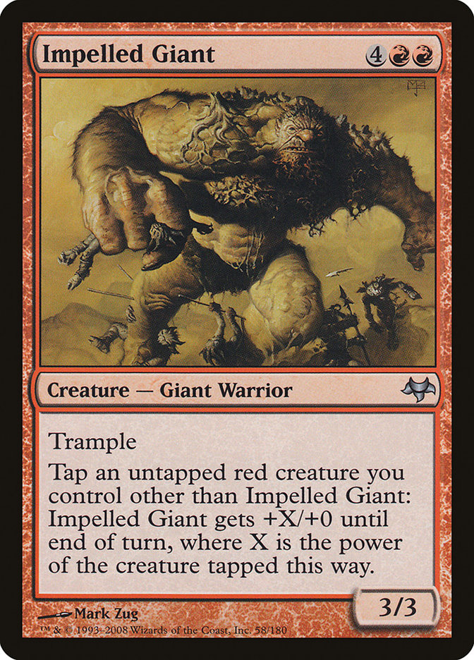 Impelled Giant [Eventide] MTG Single Magic: The Gathering | Red Claw Gaming