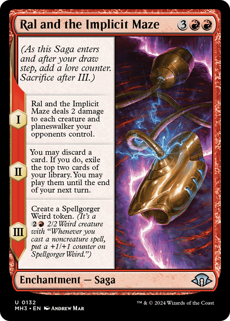 Ral and the Implicit Maze [Modern Horizons 3] MTG Single Magic: The Gathering | Red Claw Gaming