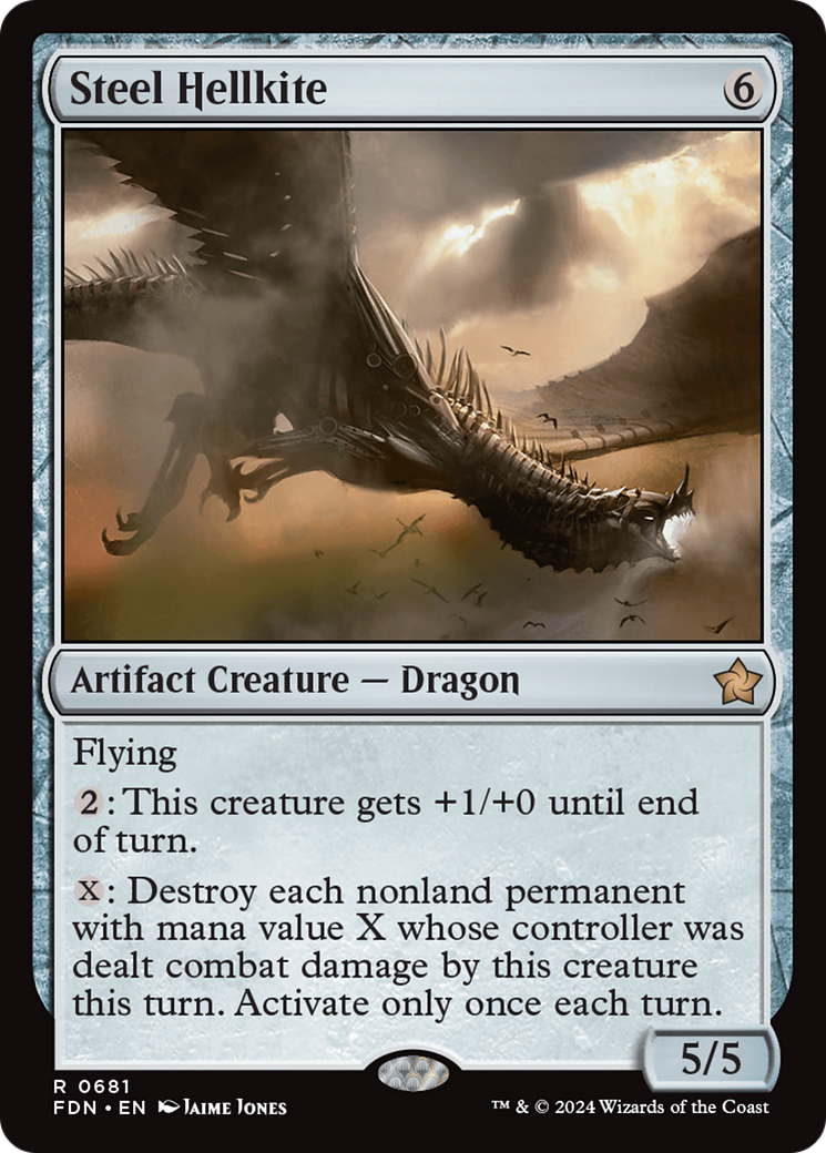 Steel Hellkite [Foundations] MTG Single Magic: The Gathering | Red Claw Gaming