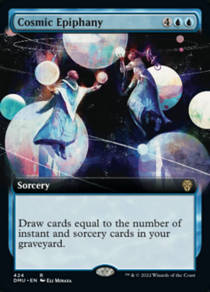 Cosmic Epiphany (Extended Art) [Dominaria United] MTG Single Magic: The Gathering | Red Claw Gaming