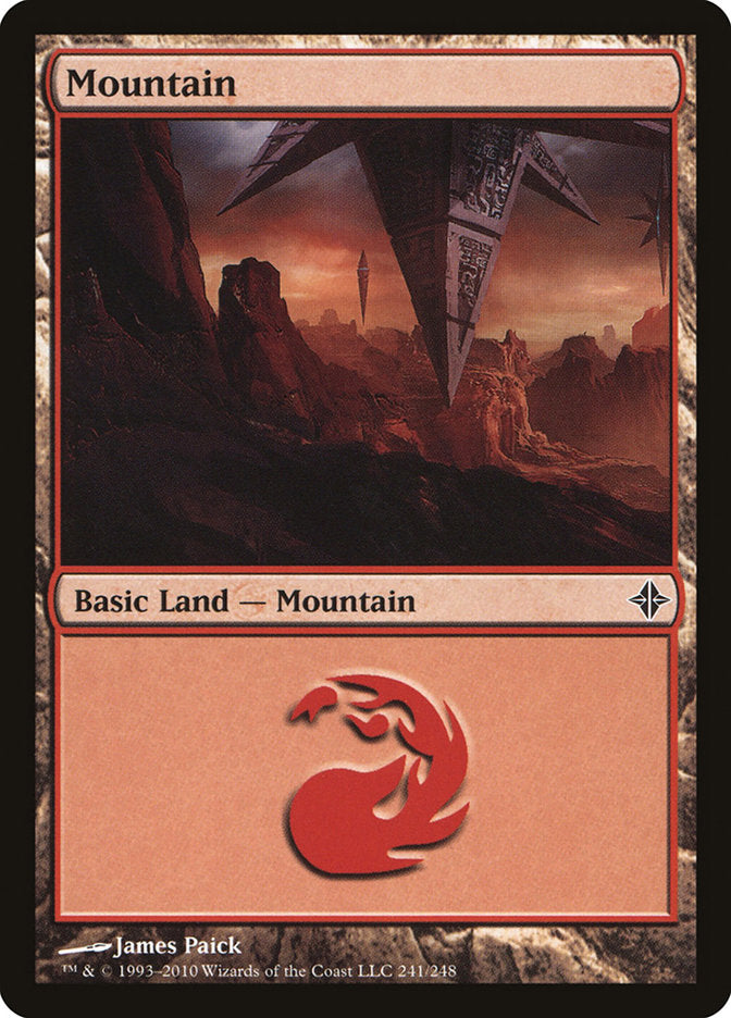 Mountain (241) [Rise of the Eldrazi] MTG Single Magic: The Gathering | Red Claw Gaming