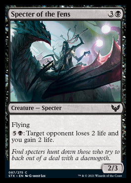 Specter of the Fens [Strixhaven: School of Mages] MTG Single Magic: The Gathering | Red Claw Gaming