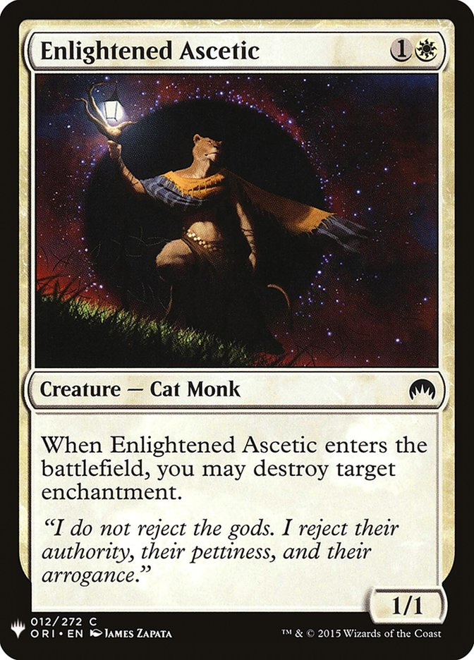 Enlightened Ascetic [Mystery Booster] MTG Single Magic: The Gathering    | Red Claw Gaming