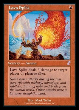 Lava Spike (Timeshifted) [Time Spiral Remastered] MTG Single Magic: The Gathering | Red Claw Gaming